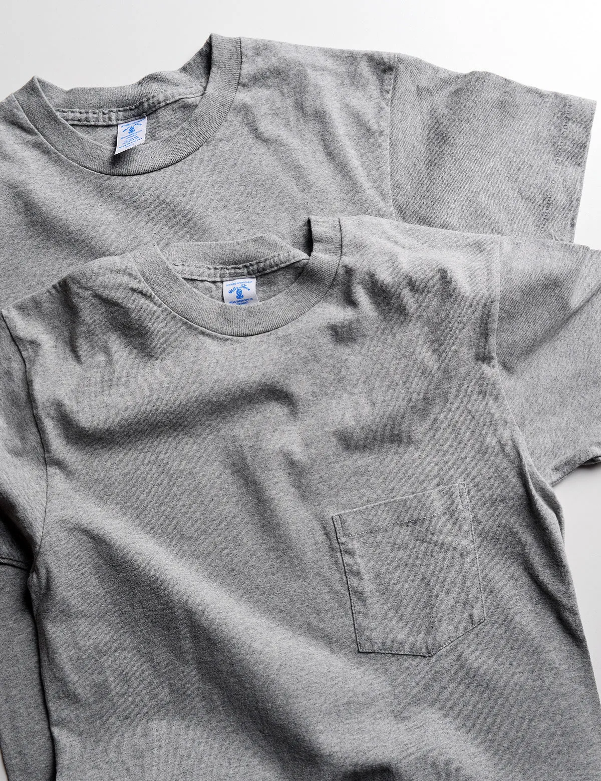 2-Pack Short Sleeve Pocket Tee in Heather Gray