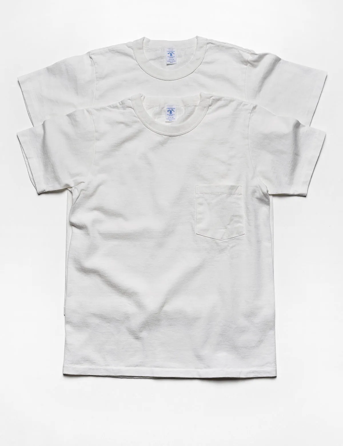 2-Pack Short Sleeve Pocket Tee in White