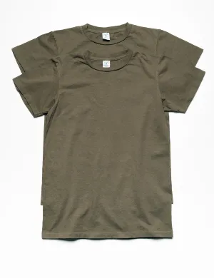 2-Pack Short Sleeve Tee in Olive