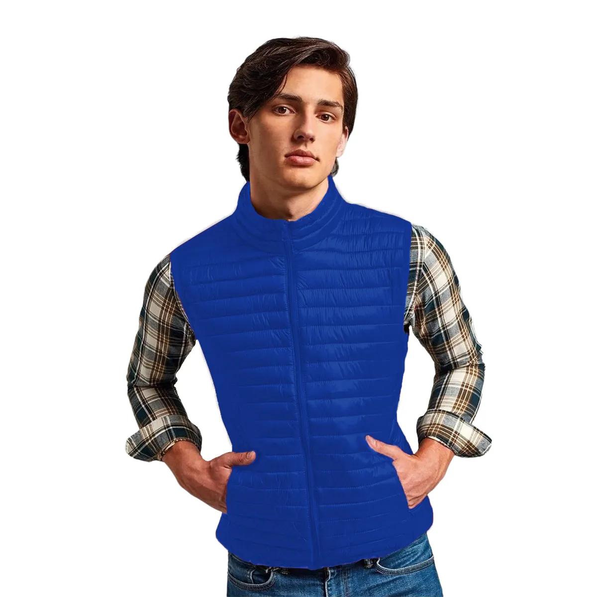 2786 Mens Tribe Fineline Padded Gilet/Bodywarmer