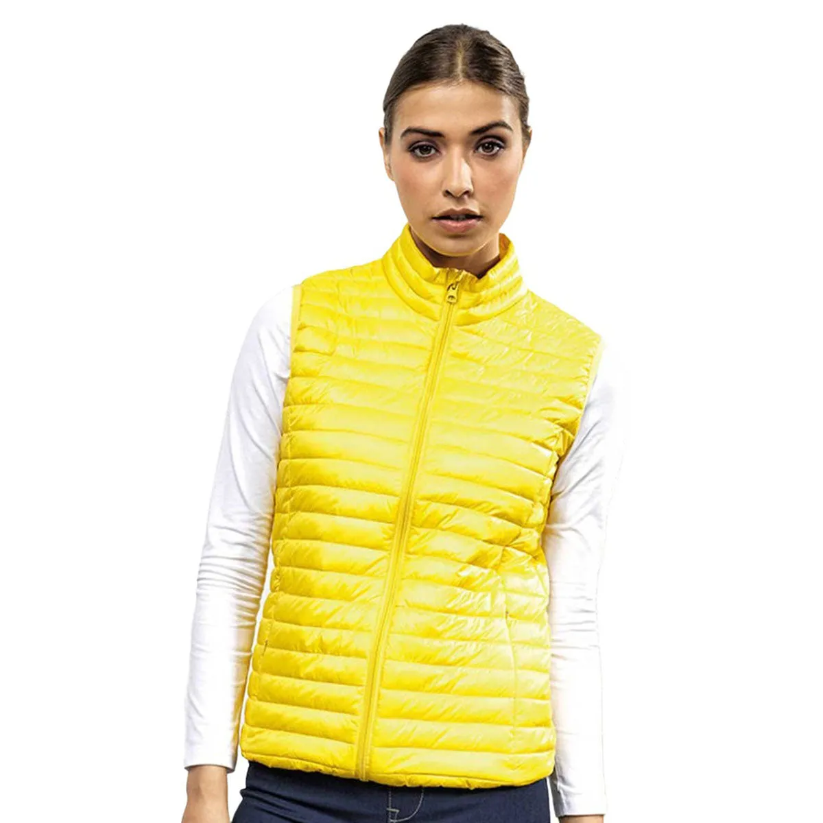 2786 Womens/Ladies Tribe Fineline Padded Gilet/Bodywarmer