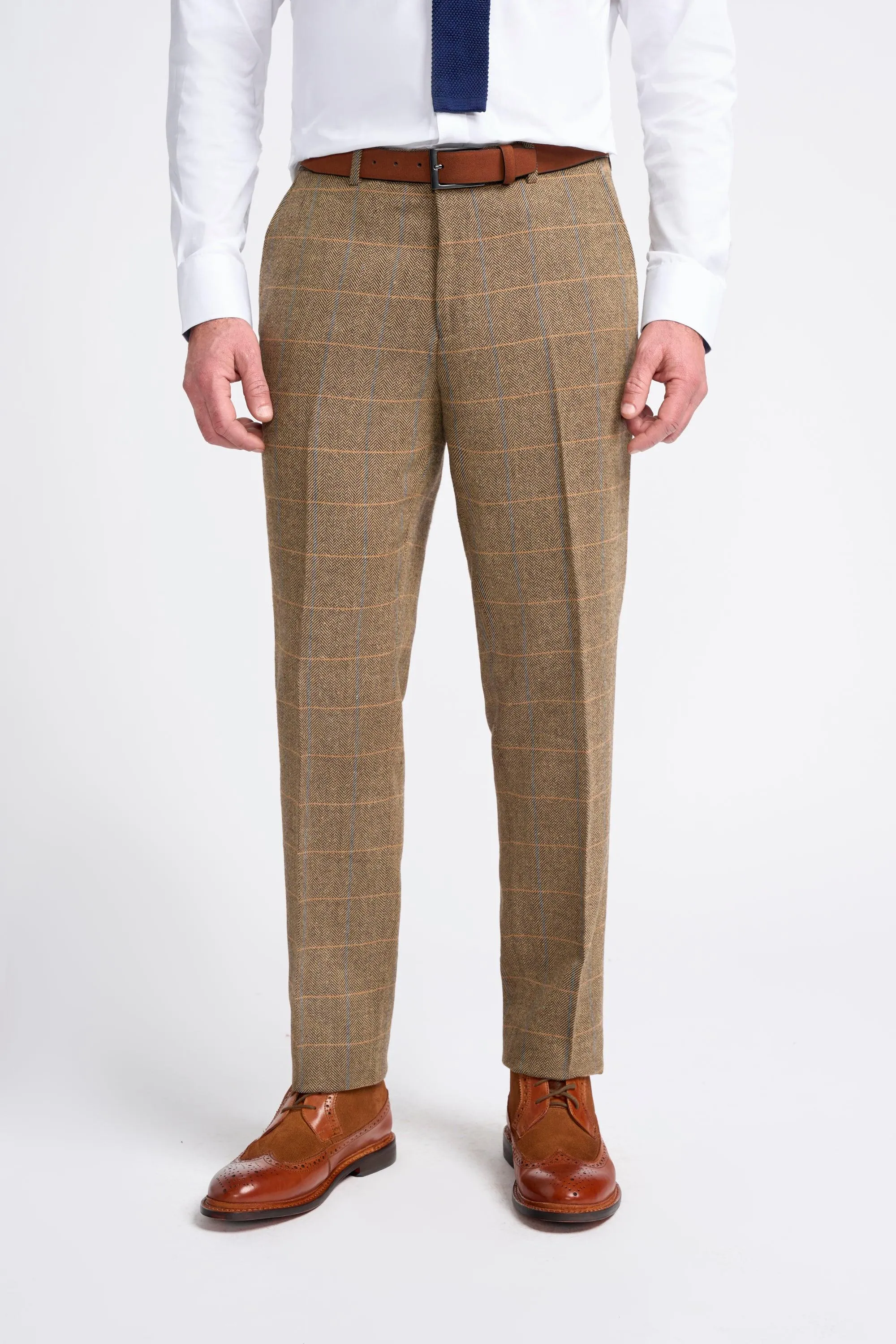 Albert Brown Long Tweed Three Piece Suit