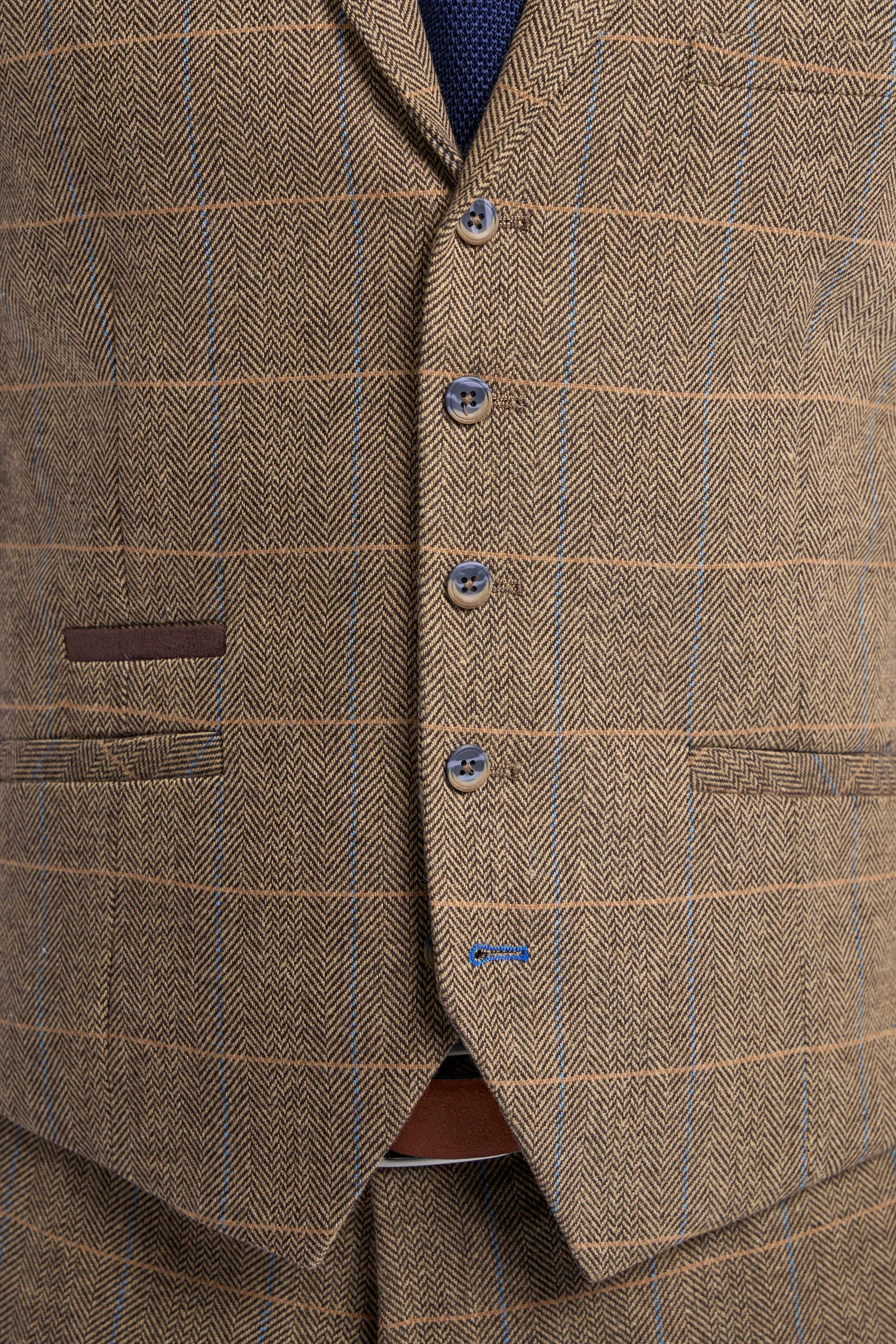 Albert Brown Tweed Three Piece Suit