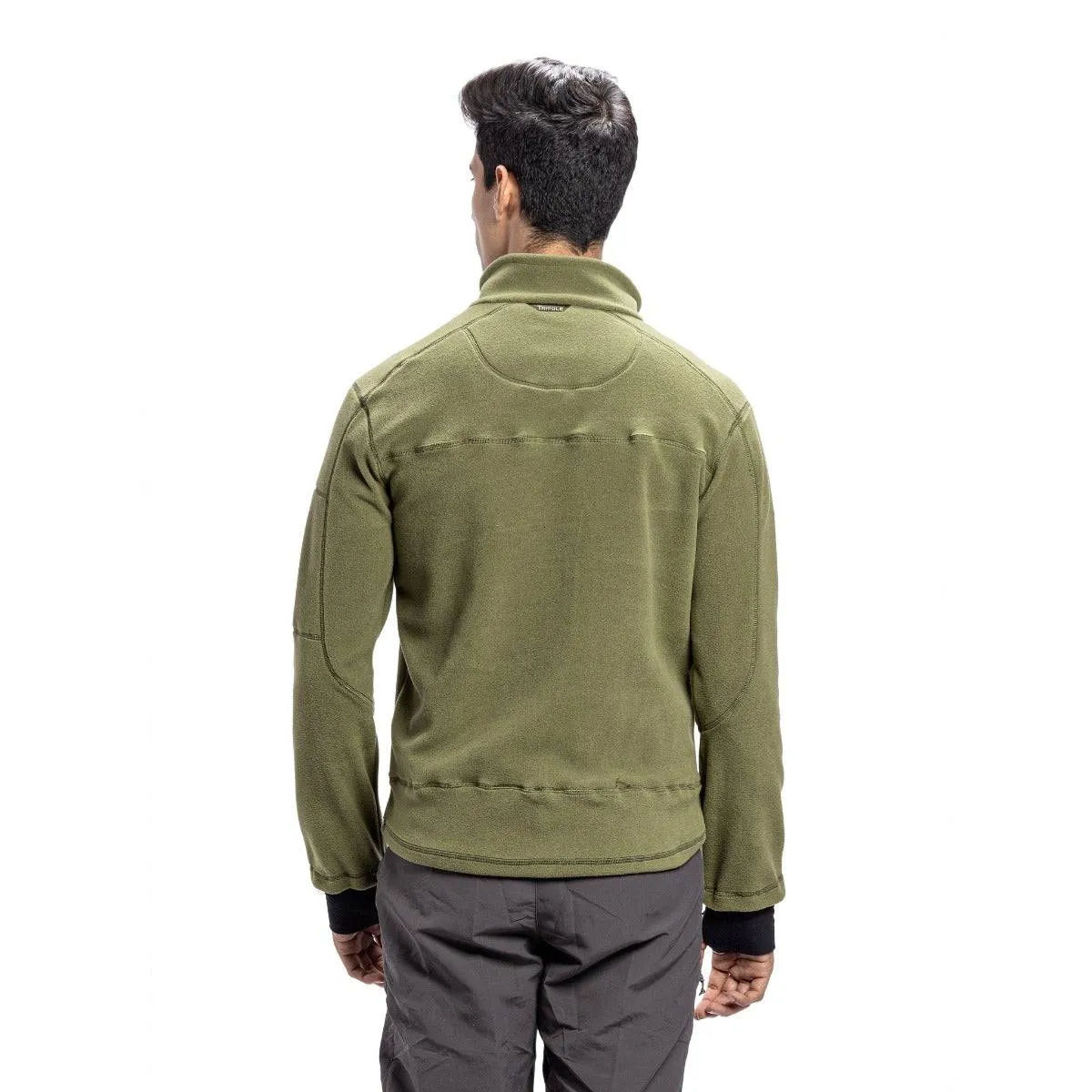 Anti-Pilling Fleece Winter Jacket and Windcheater - Pseude Green