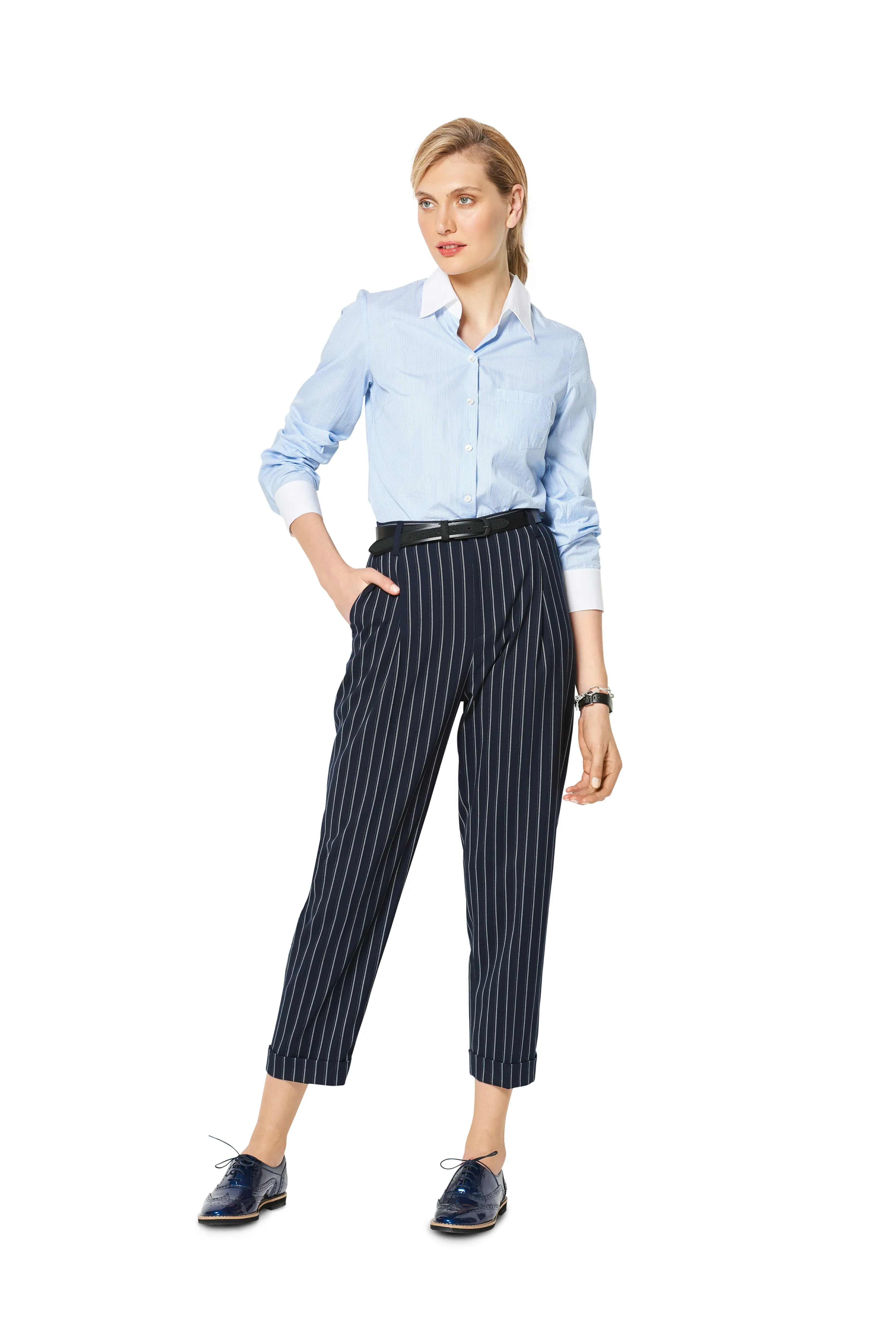 BD6332 Highwaisted pants sewing pattern