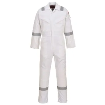 Bizflame Flame Retardant Anti static Hi Viz Boiler Suit/Coverall FRAS- FR50