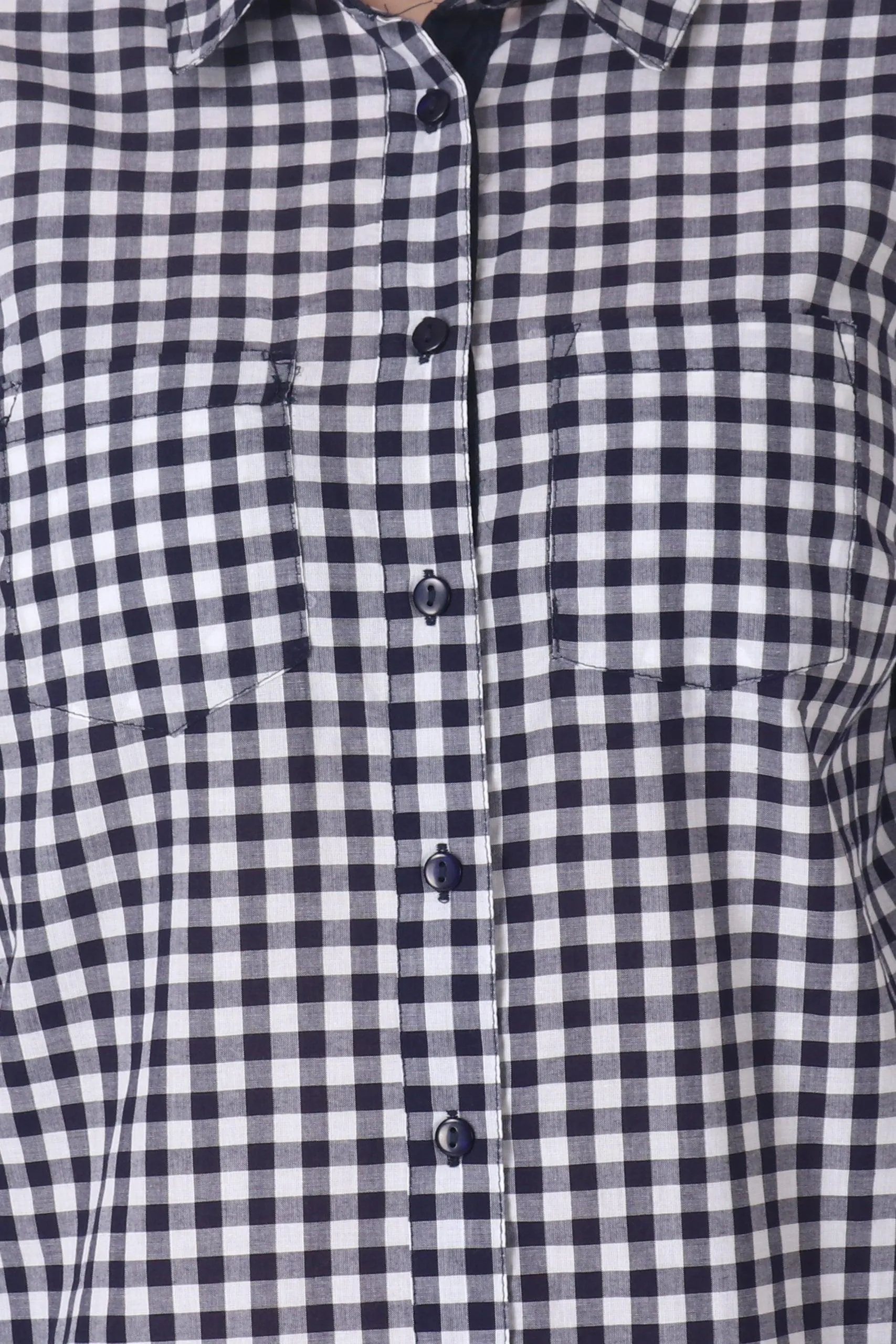 Black & White Checked Shirt