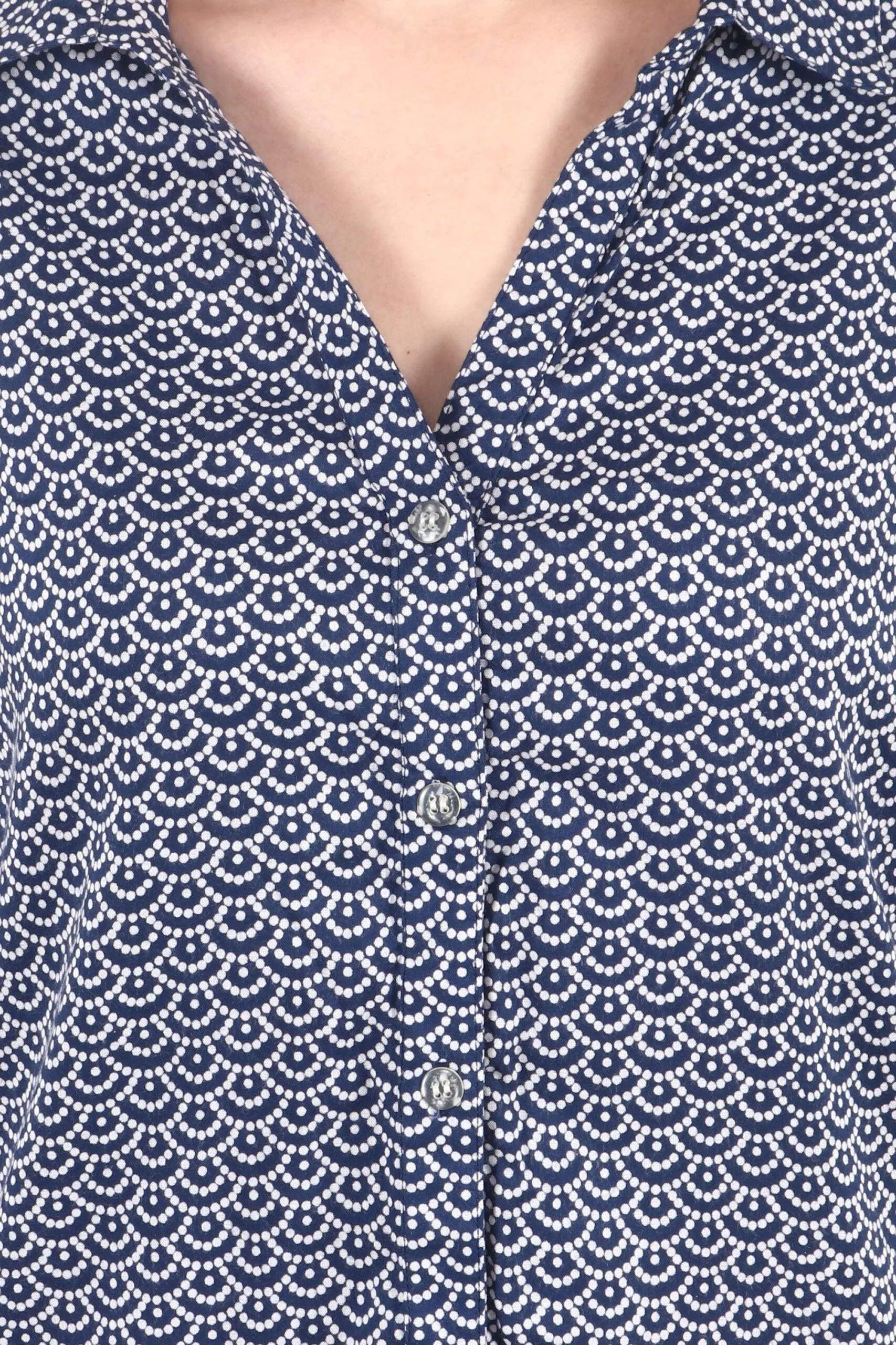 Blue Graphic Printed Shirt