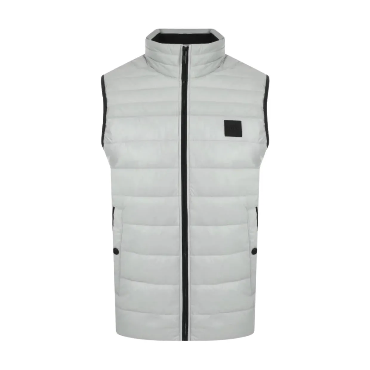 BOSS Odeno Grey Quilted Gilet