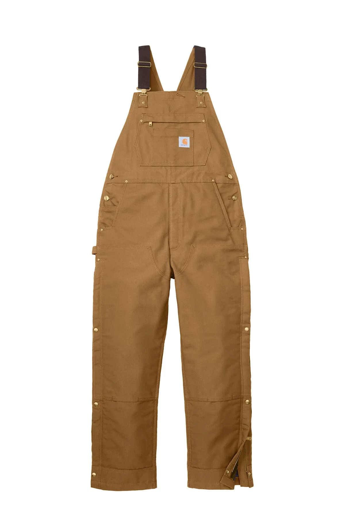 Carhartt® Firm Duck Insulated Bib Overalls