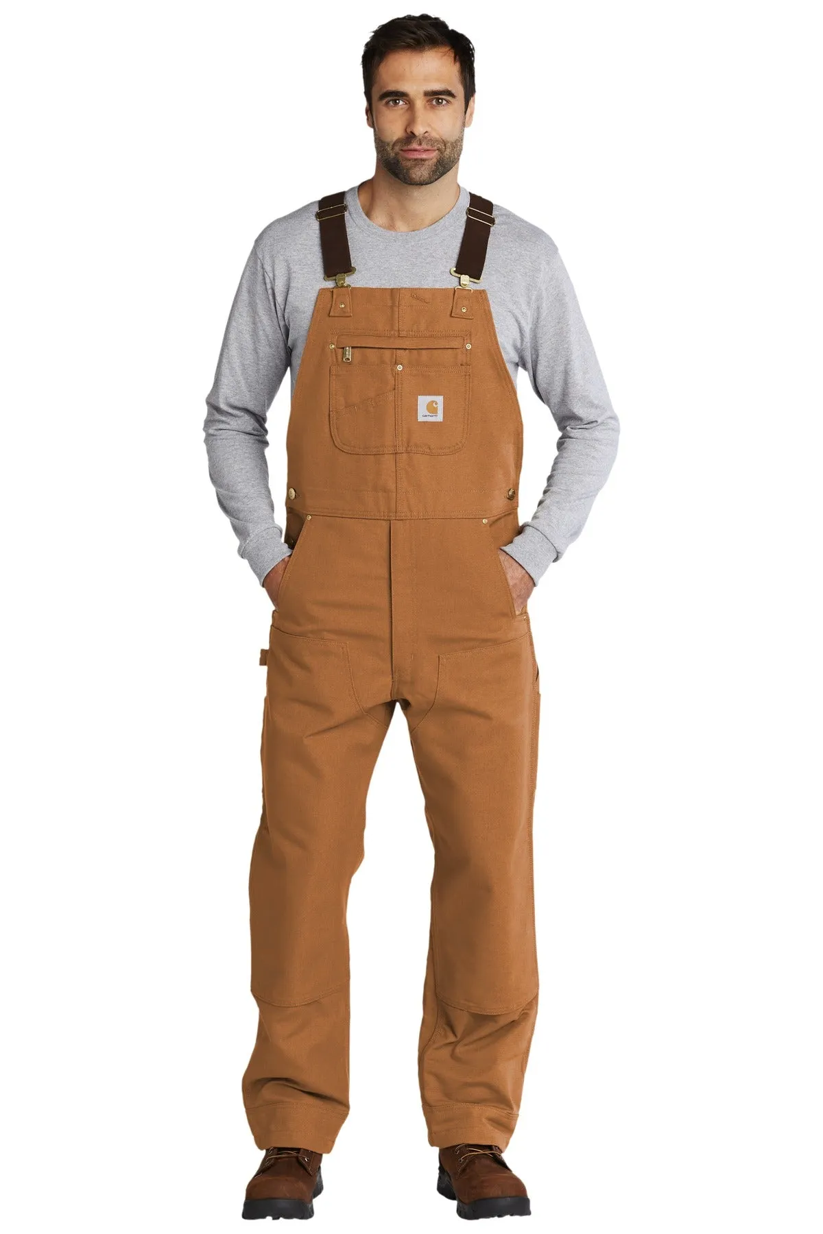 Carhartt Men's Duck Unlined Bib Overalls CT102776