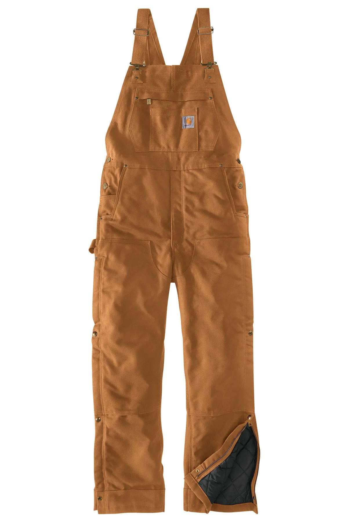 Carhartt Men's Firm Duck Insulated Bib Overalls CT104393