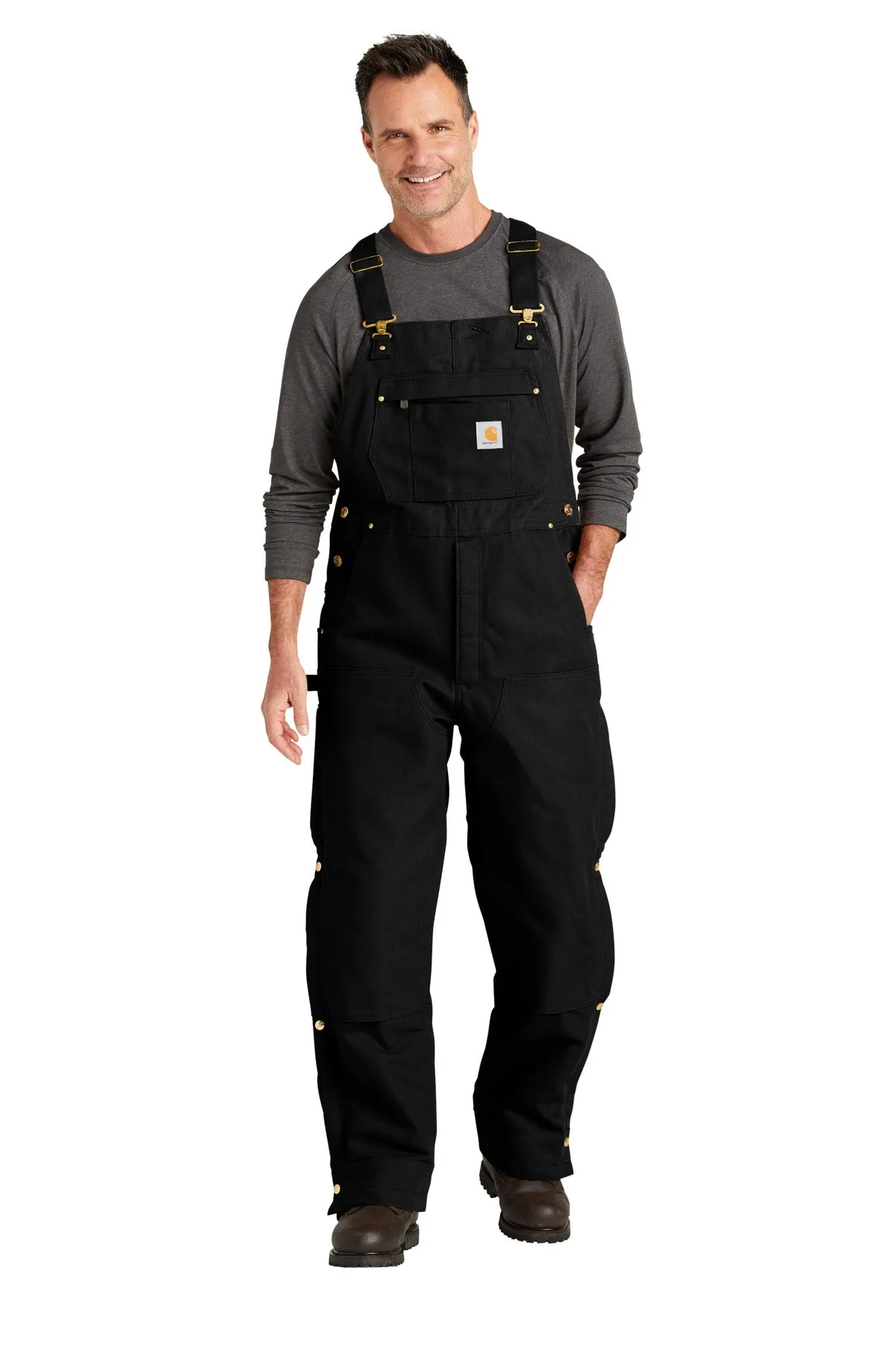 Carhartt Tall Firm Duck Insulated Bib Overalls CTT104393