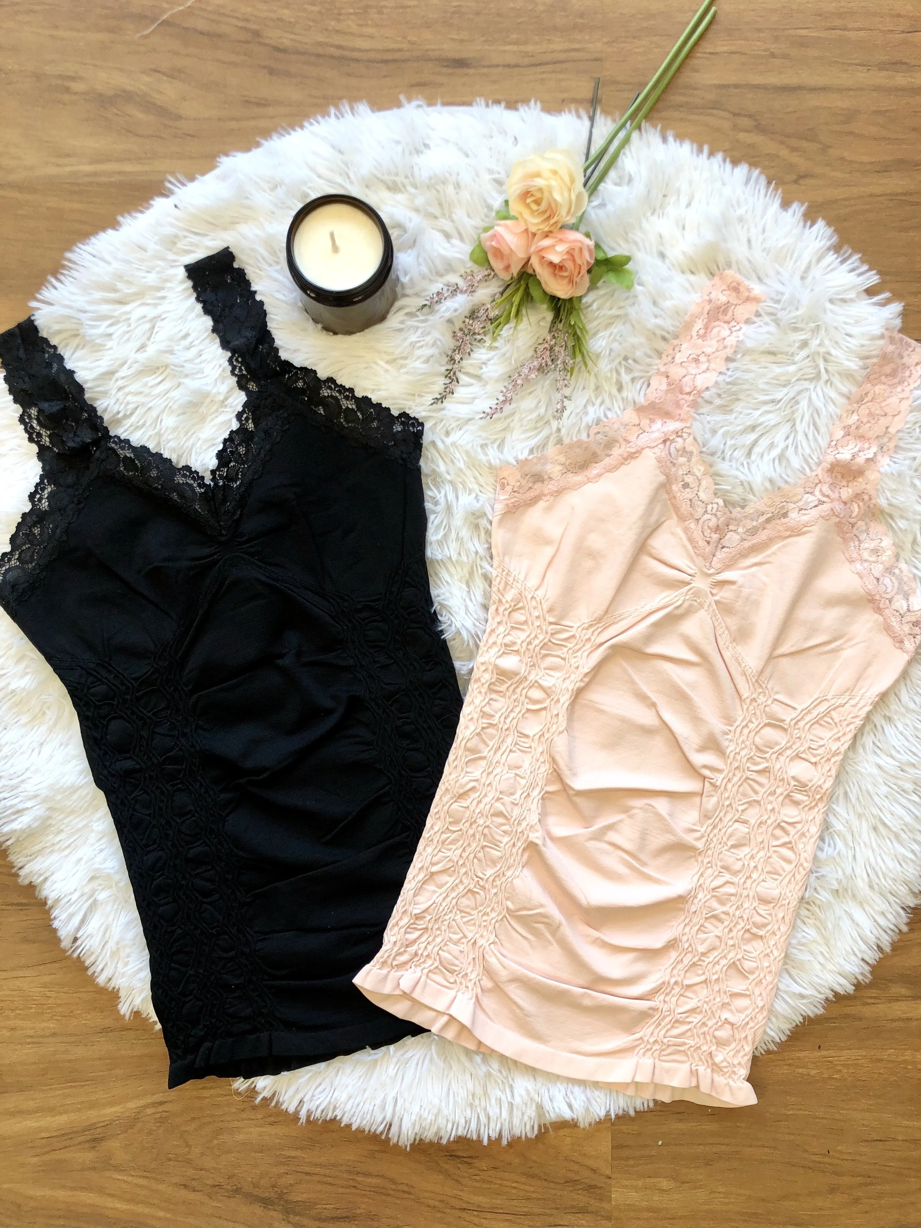 #D33 Lizzie's Lace Cami (Black)