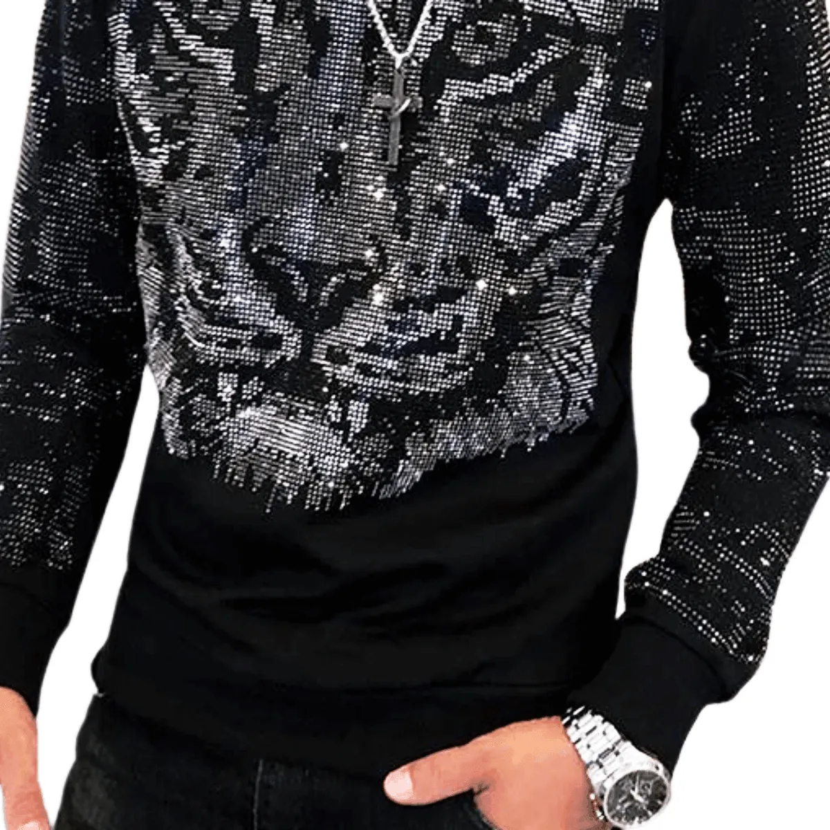 Diamond Long Sleeve Pullovers For Men