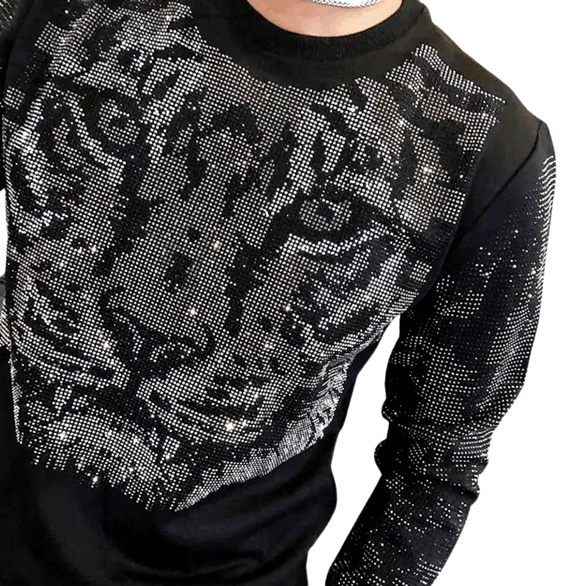 Diamond Long Sleeve Pullovers For Men