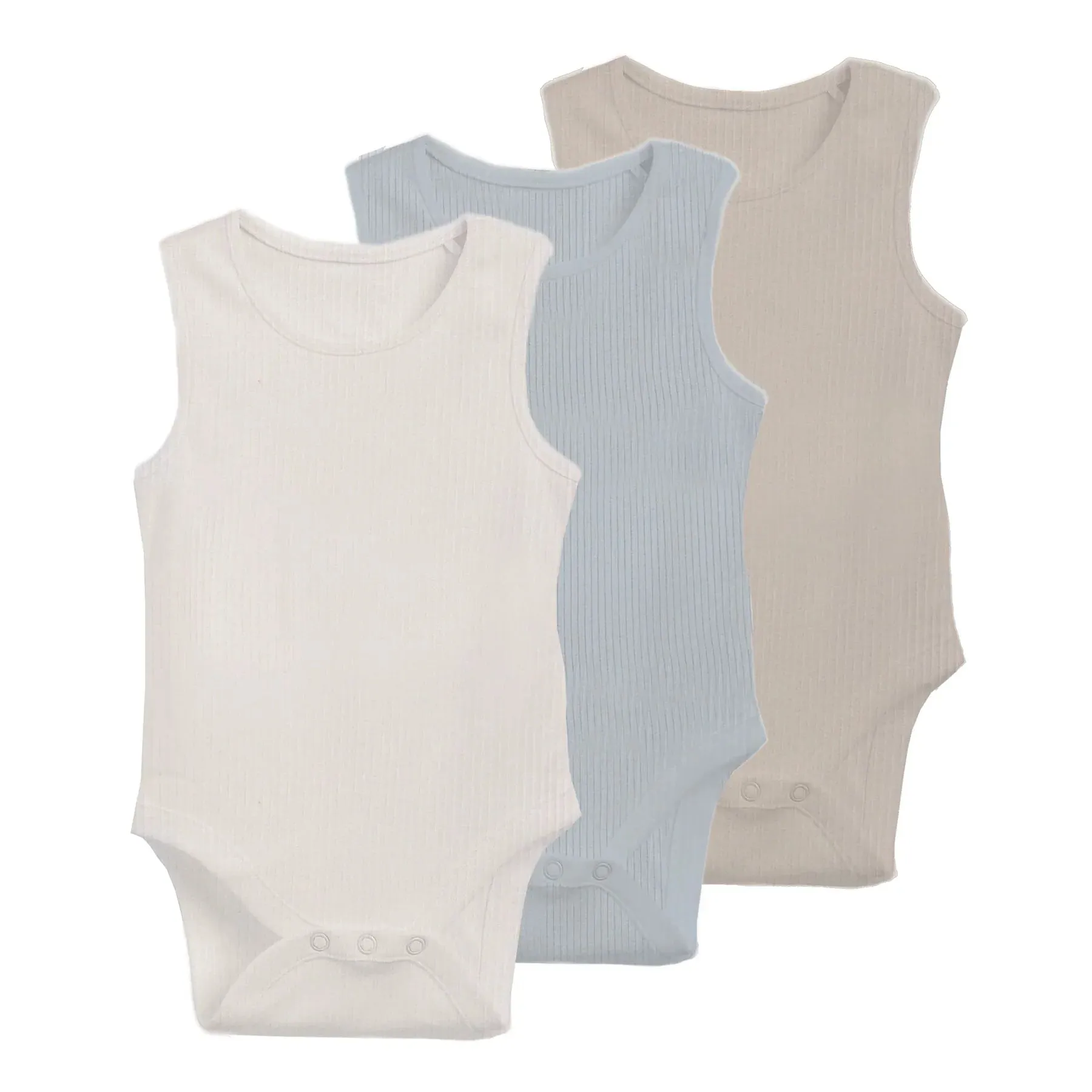 Ely's & Co. Ribbed Undershirts (3 Pack)