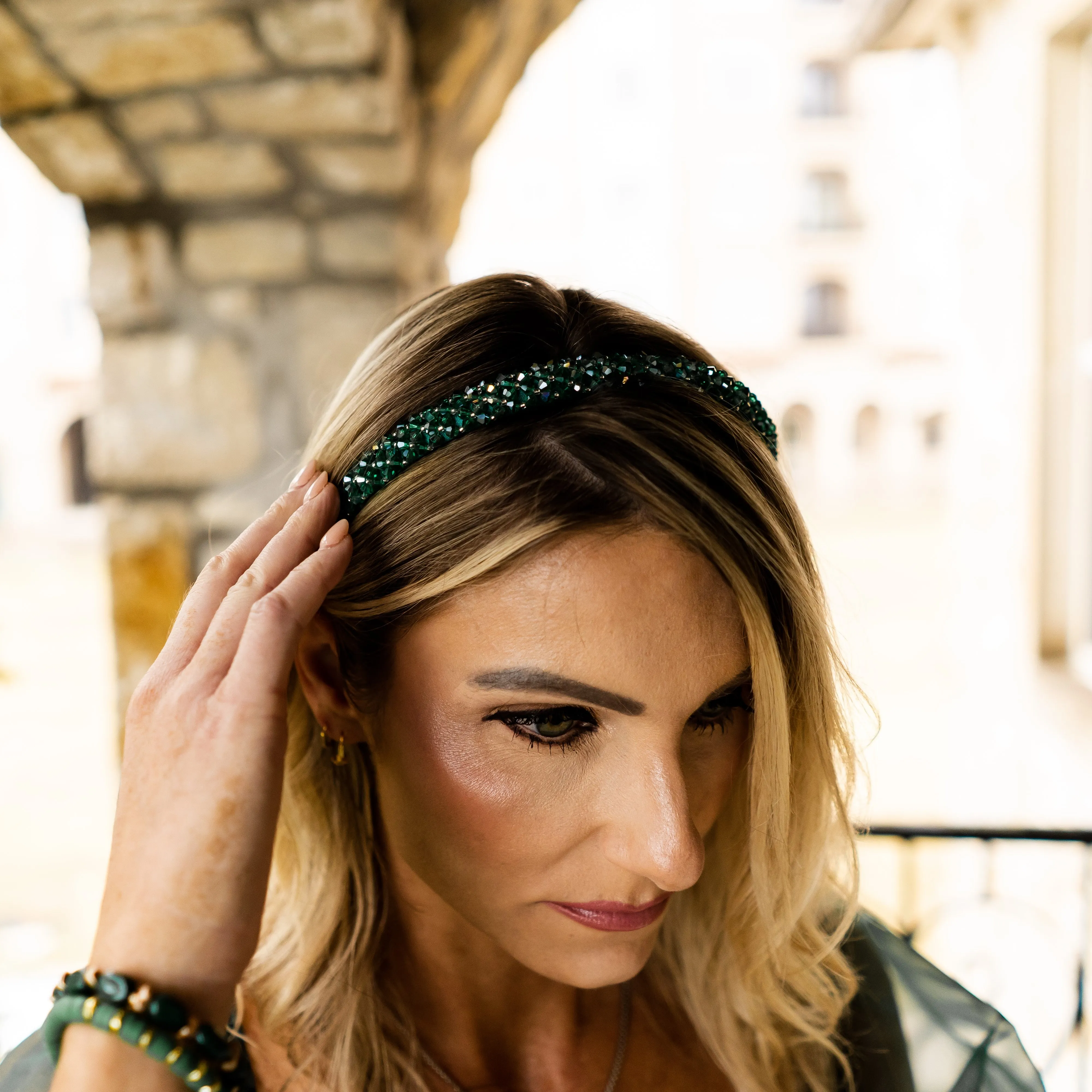 Esmeralda Bling Crystal Headband