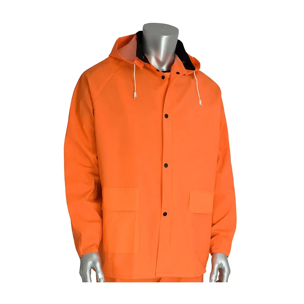 Falcon 201-360M Premium Hi-Vis Three-Piece Rainsuit - 0.35mm