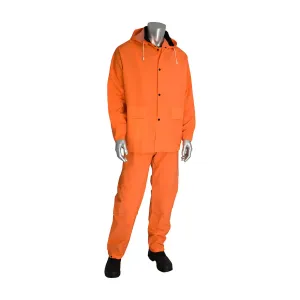 Falcon 201-360M Premium Hi-Vis Three-Piece Rainsuit - 0.35mm