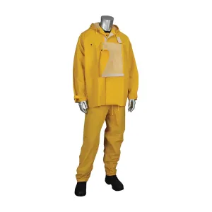 Falcon 205-375FR/L PVC Jacket with Hood and Bib Overalls - 0.35 mm