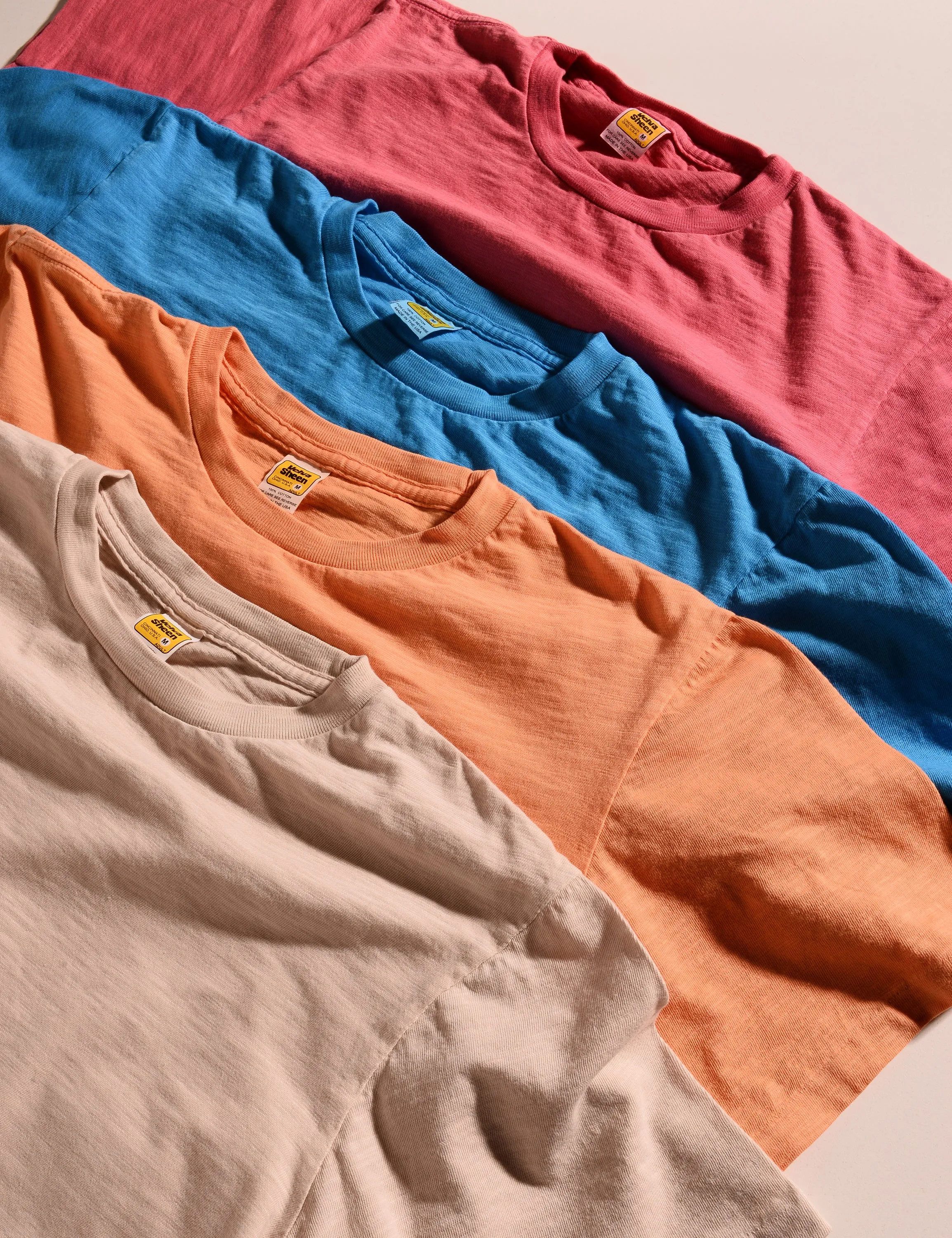 FINAL SALE: Crewneck T-Shirt in Apricot