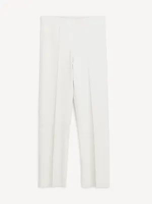 FLORENTINA LEATHER PANTS | TINTED WHITE