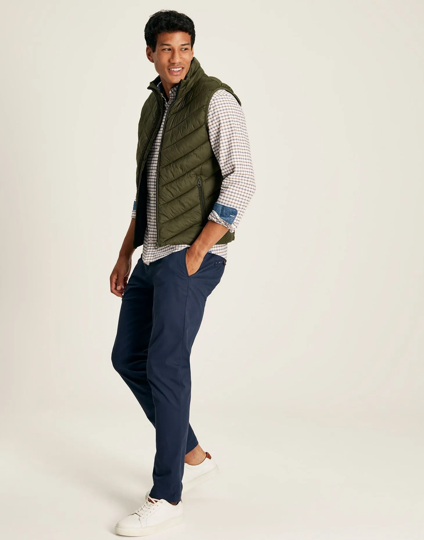 Garrett Quilted Gilet - Heritage Green