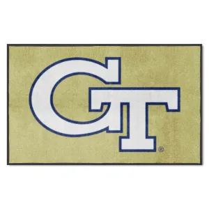 Georgia Tech 4X6 High-Traffic Mat with Durable Rubber Backing - Landscape Orientation