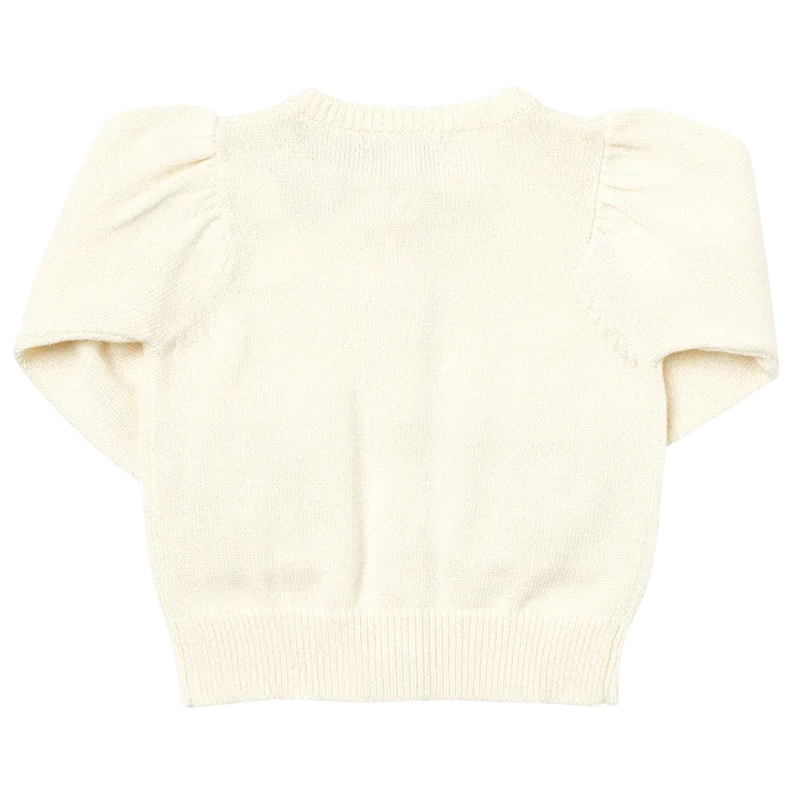 Girls Pocket Sweater - Pumpkin