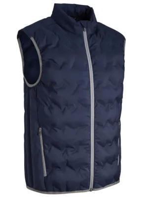 GLENMUIR Bute Zip Front Padded Golf Gilet - Mens - Navy