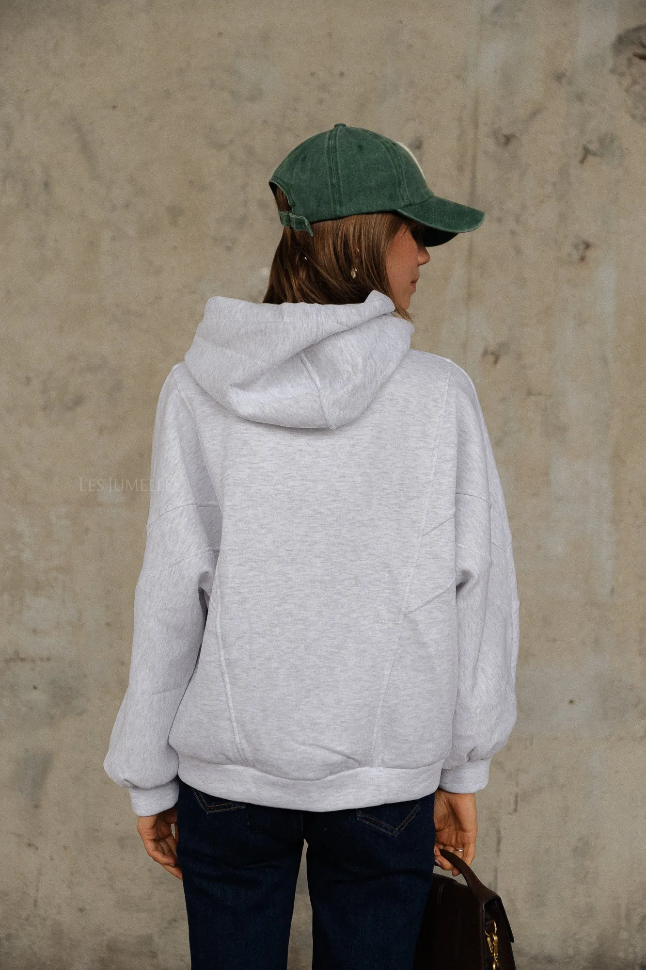 Harper hoodie light grey