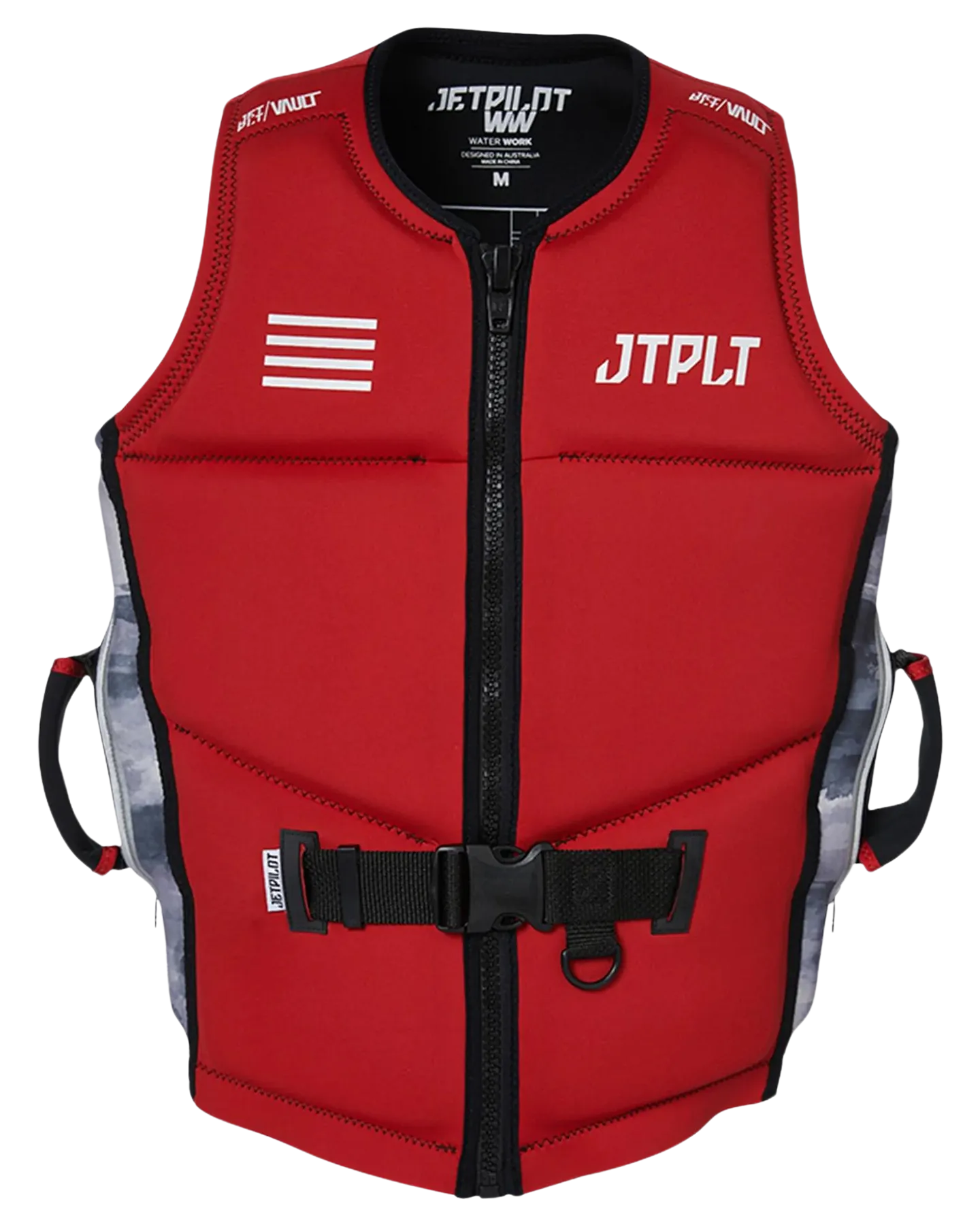 Jetpilot RX Vault Mens F/E Neo Vest - Red/Black/Camo - 2023