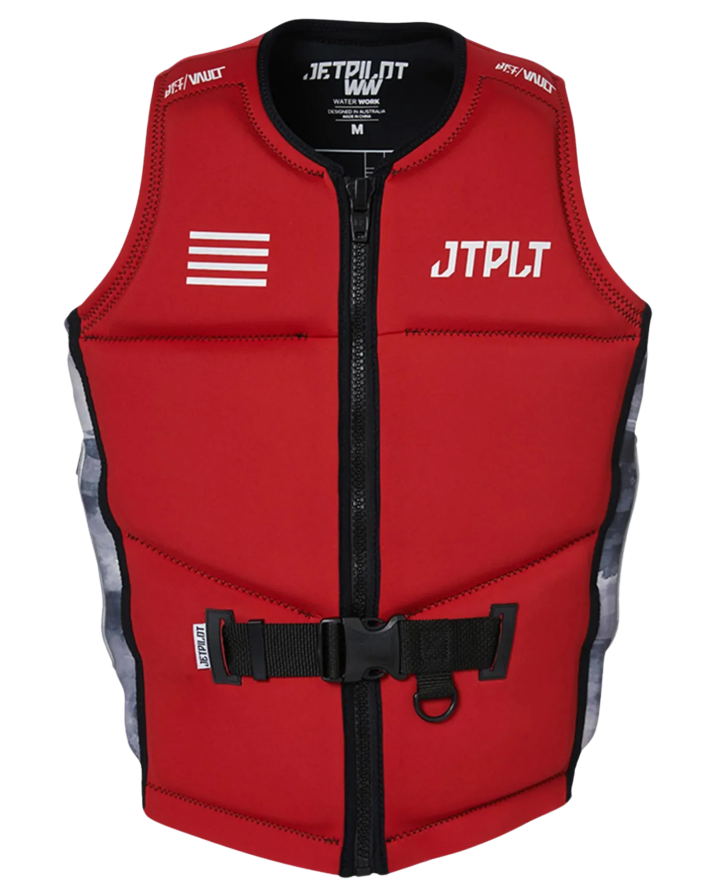 Jetpilot RX Vault Mens F/E Neo Vest - Red/Black/Camo - 2023