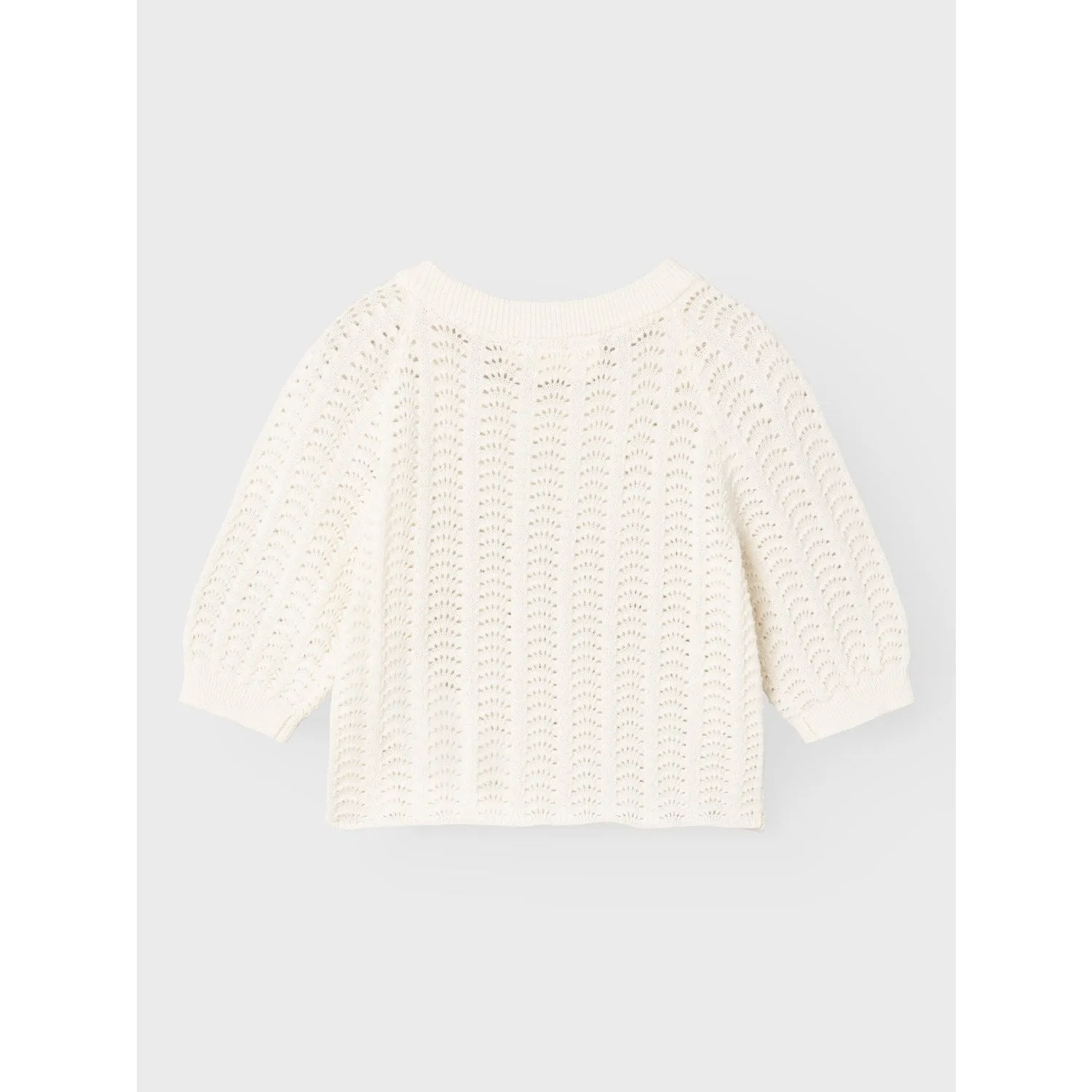 Lil'Atelier Coconut Milk Johanna Wrap Knit