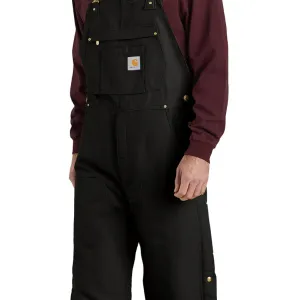 LOOSE FIT FIRM DUCK INSULATED BIB OVERALL - 2 WARMER RATING