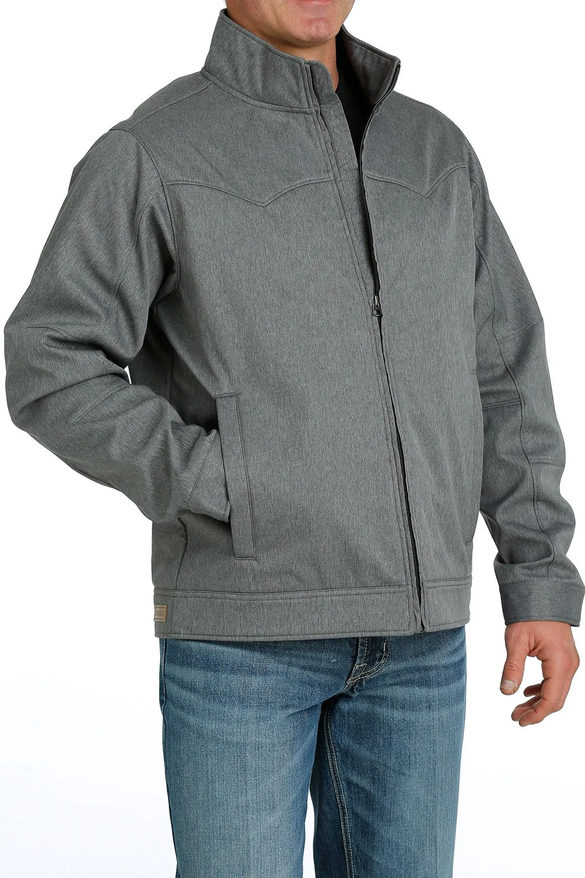 Men's Cinch Concealed Carry Bonded Jacket Grey