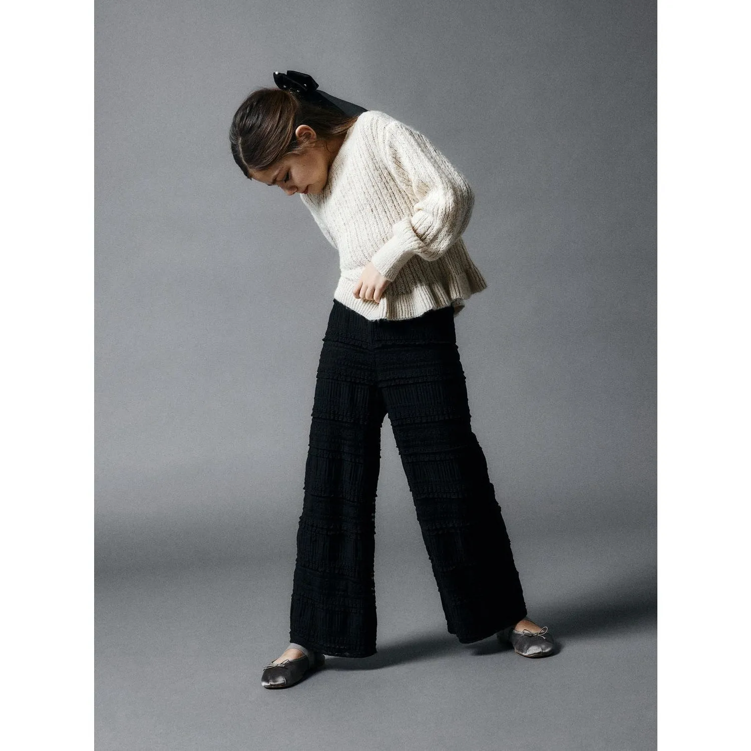 Name It Black Rilkai Wide Pants