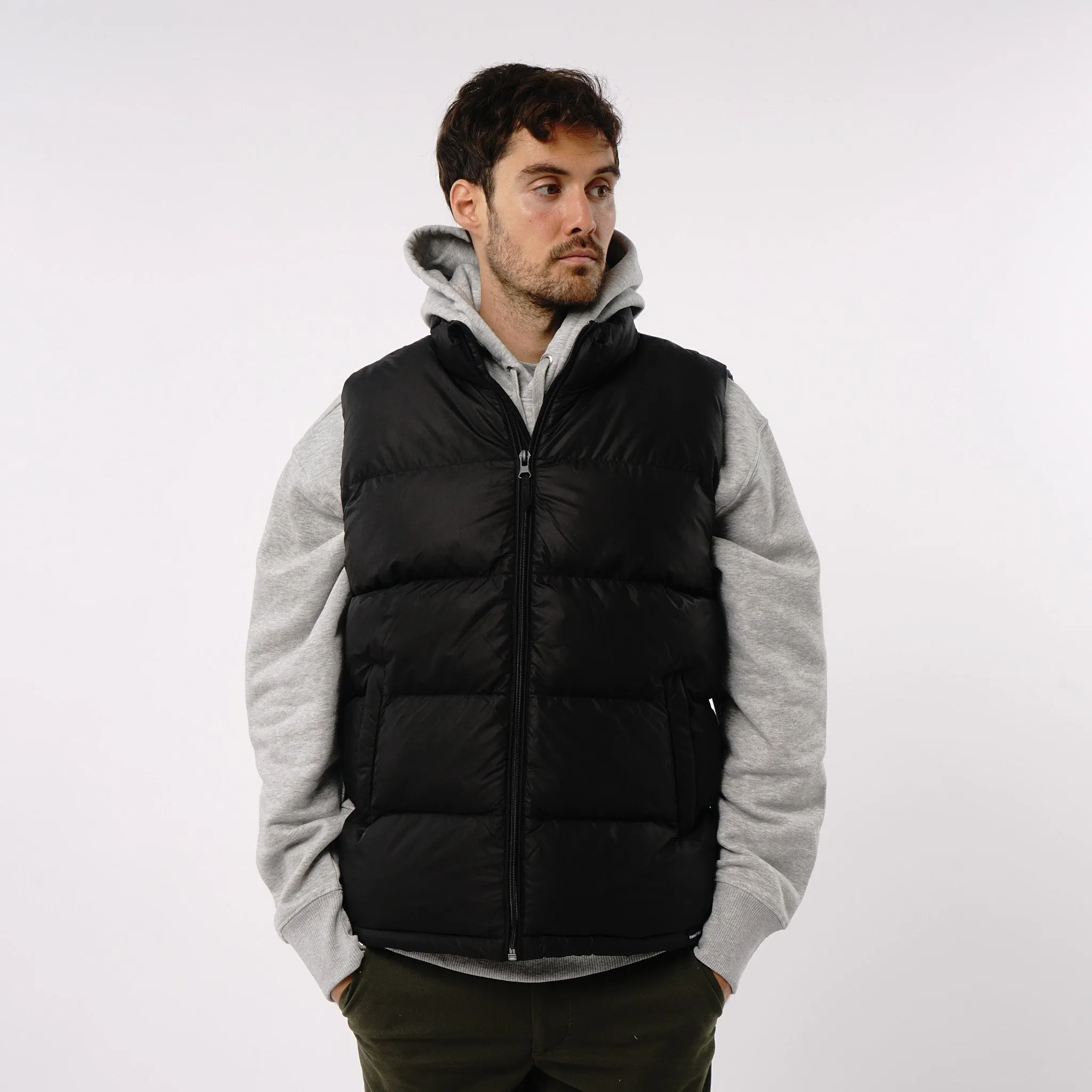 Mens Ultra-Warm Super Padded Gilet - Black by Omnitau, Calgary Collection