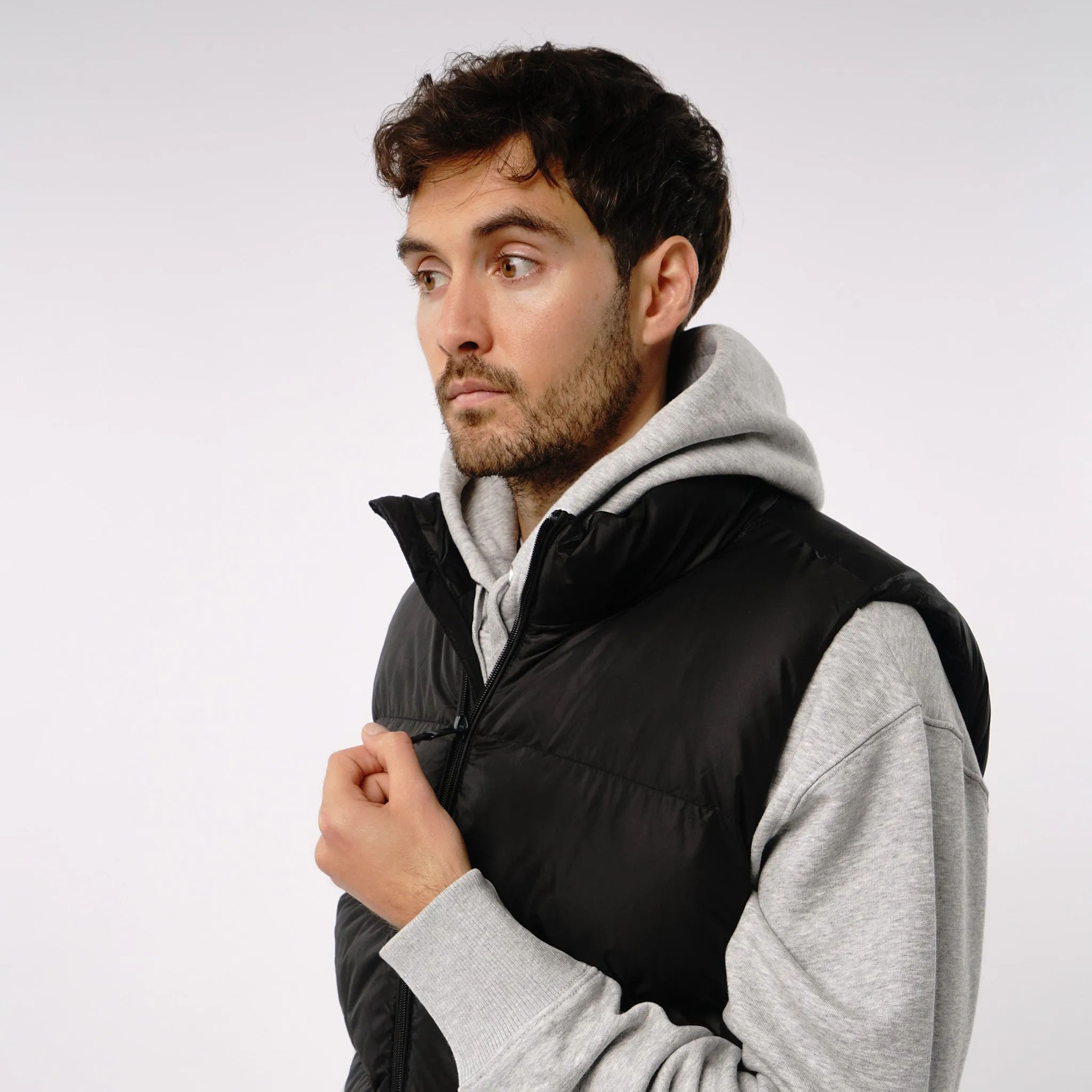 Mens Ultra-Warm Super Padded Gilet - Black by Omnitau, Calgary Collection