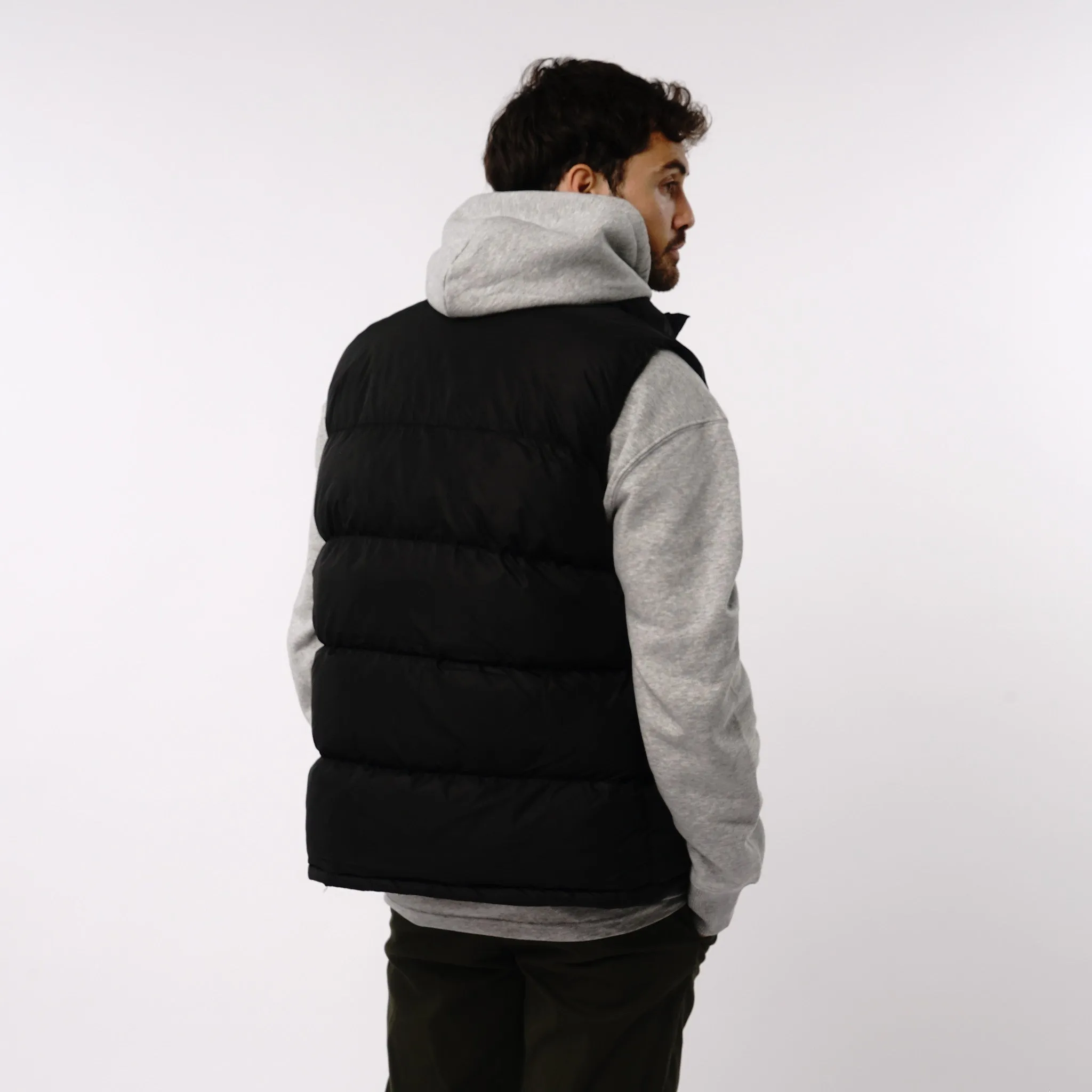 Mens Ultra-Warm Super Padded Gilet - Black by Omnitau, Calgary Collection