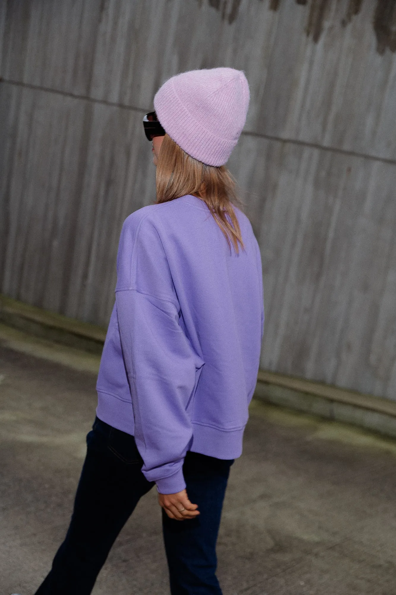 Oversize Emielia sweater english lavender