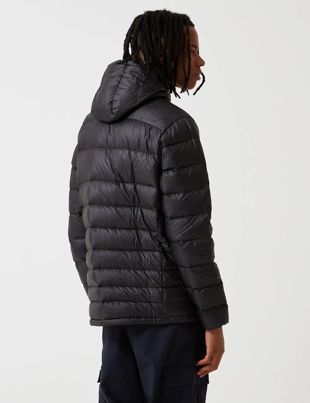 Patagonia Hi Loft Down Hooded Jacket - Black