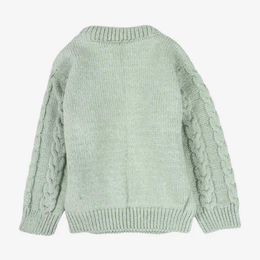 Plain Long-Sleeved Pullover