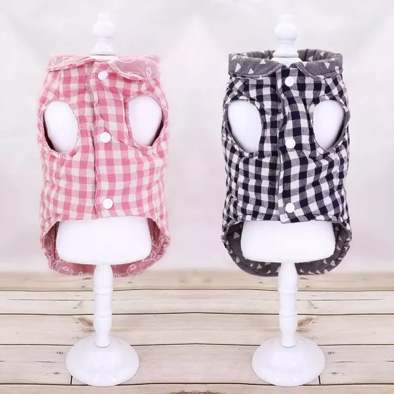 Quilted Reversible Dog Vests - 2 in 1 Design