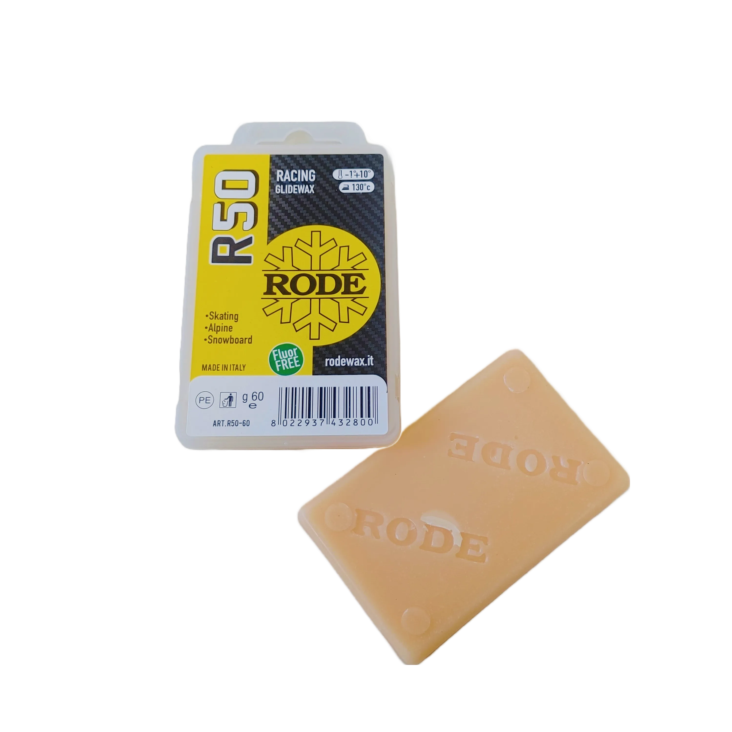 Rode R50 RACING GLIDER YELLOW MELT WAX (10C/-1C)