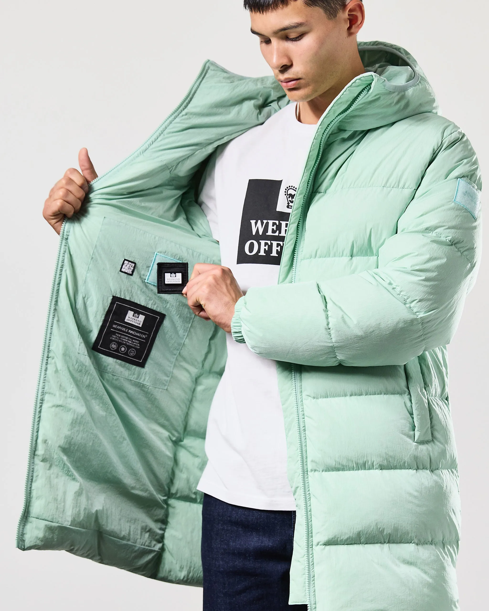 Sapporo Down Jacket Mint Tea Green