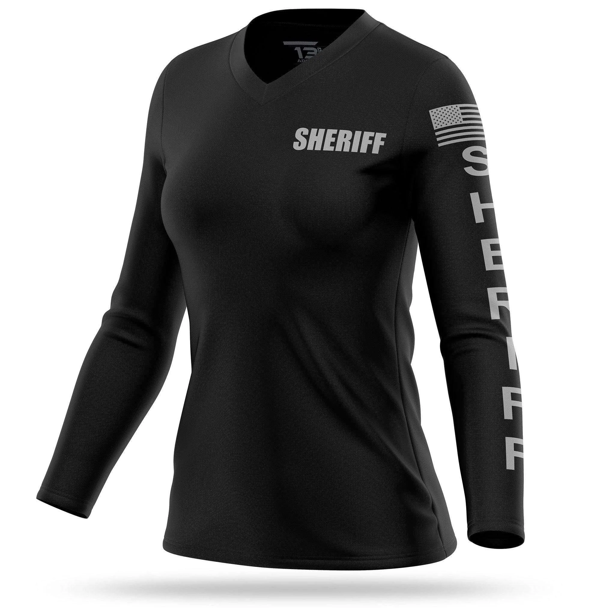 [SHERIFF] Women's Performance Long Sleeve [BLK/GRY]