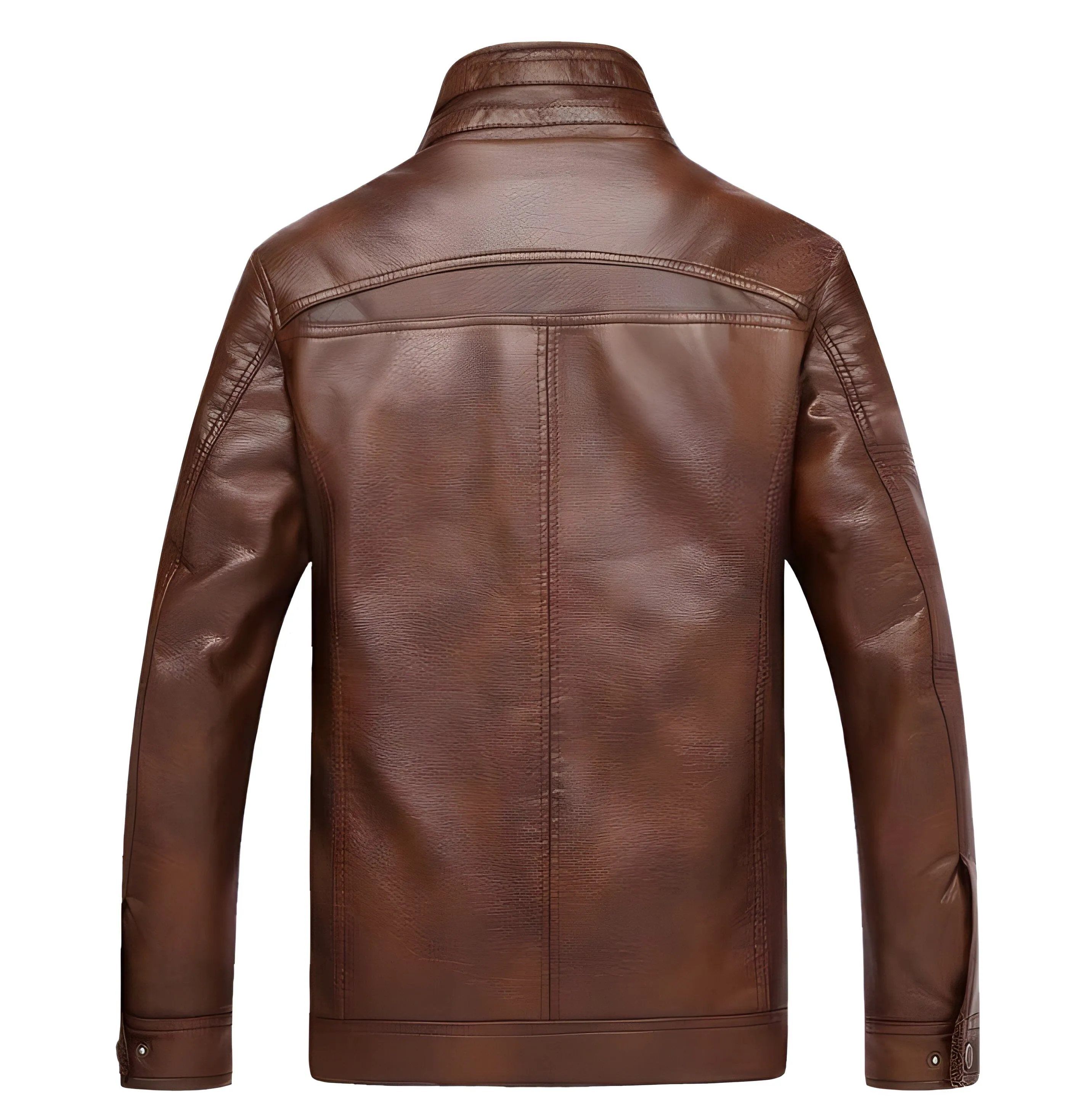 The Honcho Faux Leather Biker Jacket - Multiple Colors