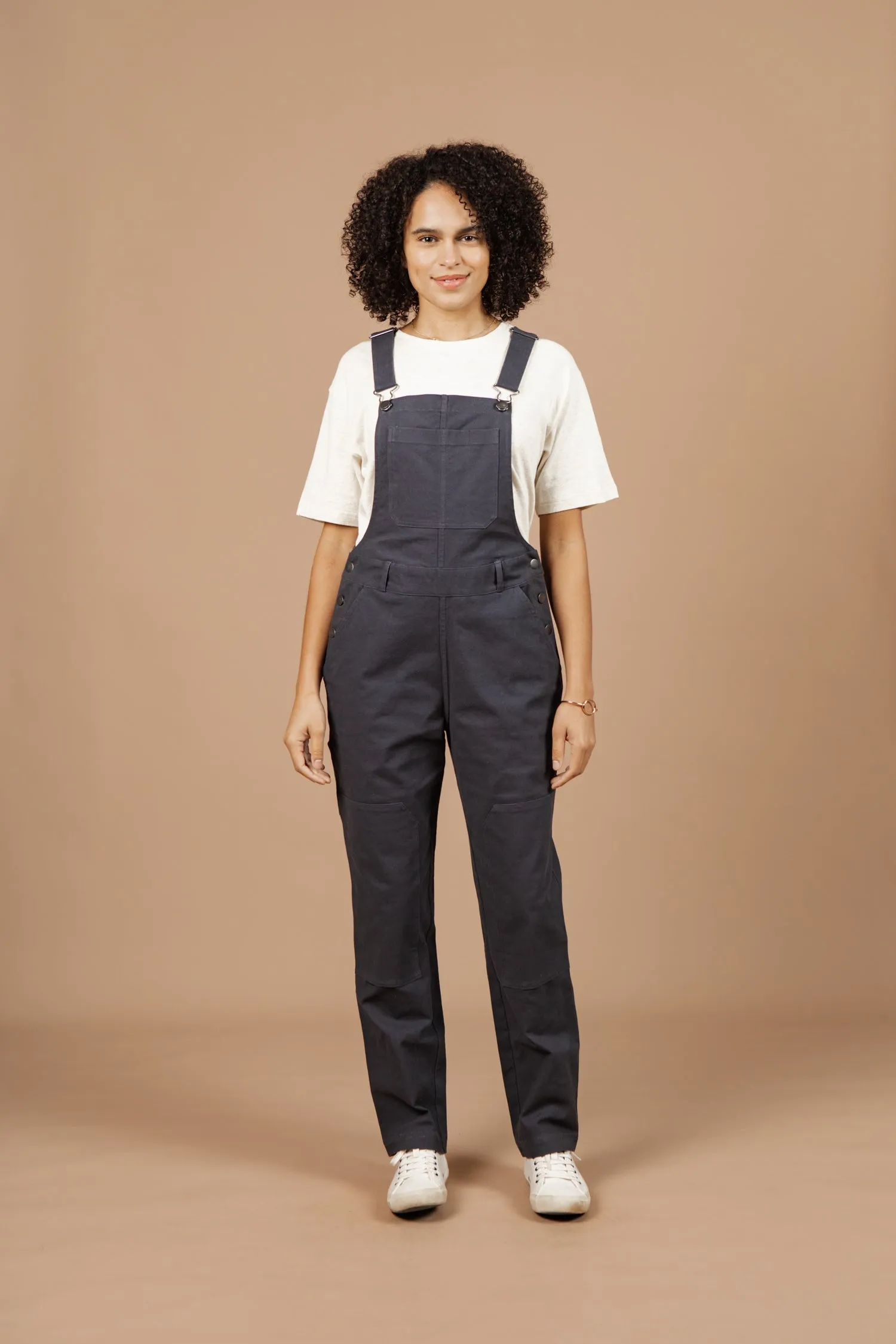 Tobin Utility Overall / Dark Charcoal Canvas